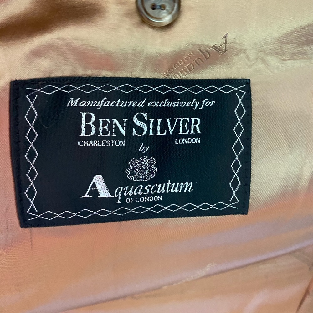 Ben Silver - Aquascutum flax cashmere sports coat.